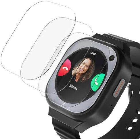 Hexasider 3 Stück Schutzfolie Kompatibel mit Xplora X6 Pro, Kinder Displayschutz HD Schutzglas Anti-Kratzer Anti-Fingerprint Folie Zubehör für Xplora X6 Pro