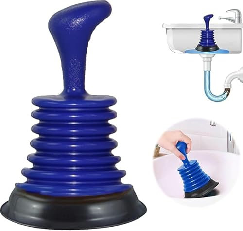 Mini Sink and Drain Plunger – Compact and Durable Unblocker for Bathroom and Kitchen Sinks, Bathtubs, and Drains
