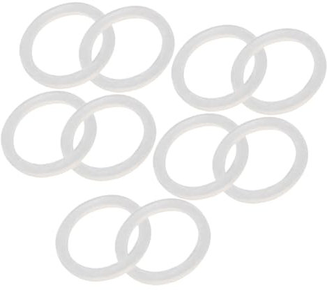 VINTORKY 10stücke Silikon-dichtungsringe Ersatzring Für Flaschenbehälter Weiß Küchenbedarf Shop-gadget Silikondichtung