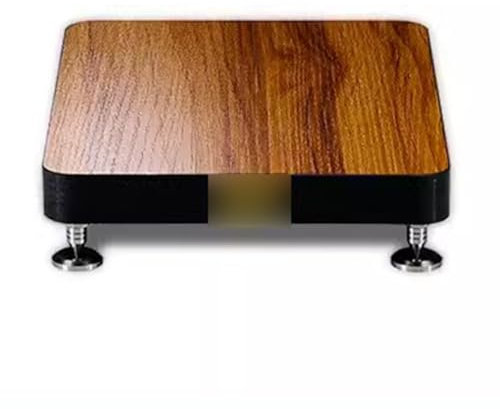 Meuble TV HiFi AV couleur bois pour amplificateurs et composants audio, étagère de haut-parleur sur pied, 29 x 29 cm, solution de rangement pour système home cinéma