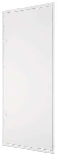 Revisionsklappe 50x100 cm Stahl - 1 mm starke Ausführung mit Vierkantschloss - weiß - MW multi werkzeug