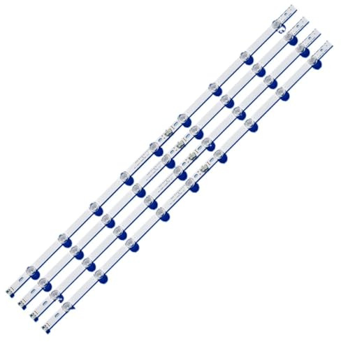 HCGX Tiras de retroiluminación LED for televisores 39 39LN5400, 39LN570V y 39LA620S, kit repuesto 8 piezas, 9, 3 V, 776 mm
