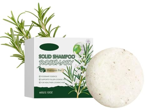 Rosemary Shampoo and Conditioner Bar Set - Rosmarin Feste Spülung Volume Shampoo & Conditioner Bar for Men and Women - Hair Thickening & Volumizing- Haarpflege zur täglichen Nutzung (1pc)