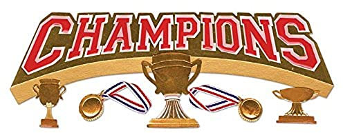 Jolees Boutique Title Wave Dimensional Stickers, Champions