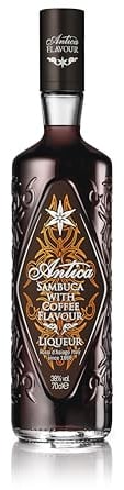 Antica Sambuca Coffee | Italien | Sternanislikör mit Kaffeegeschmack | Intensiver Espressoaromen mit Anis | Pro-pour Technology | 700 ml | 38 % Vol.