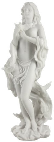 Pacific Giftware, Aphrodite, Griechische Göttin der Liebe, Marmor-Finish, Statue