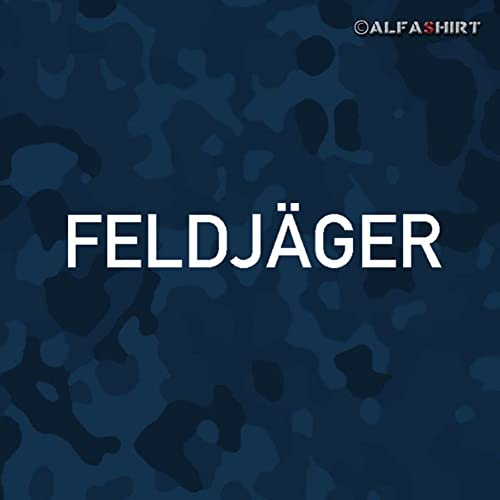 Aufkleber/Sticker Feldjäger Schriftzug Bundeswehr Militär Polizei 20x3cm #A442