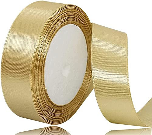 Dekoration Geschenkband Gold 25m