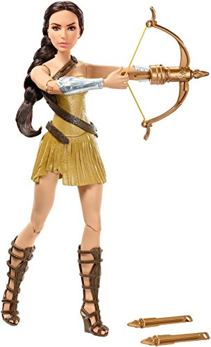 Mattel DC Comics FDF35 Battle-Ready Wonder Woman Puppe, Actionfigur, bereit für den Kampf