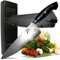 Zelite Infinity Cuchillos Cocina Chef 20cm – Serie ExecutivePlus – Cuchillos Cocina Profesional Acero Japonés Damasco VG10 45 Capas – Cuchillos Japoneses Hoja Profunda 60 mm, Funda de Cuero
