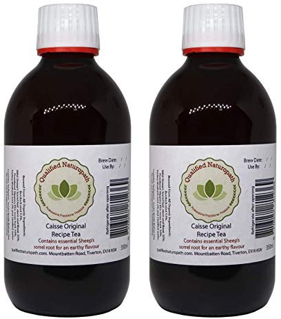 Caisse Original Formula 4 Herb Tea – 2 x 350 ml Glass Bottles