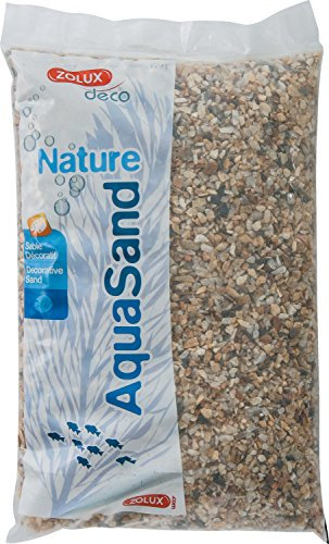 Zolux Kies für Aquarien, natürlich, 3 bis 8 mm, Körnung 5 kg