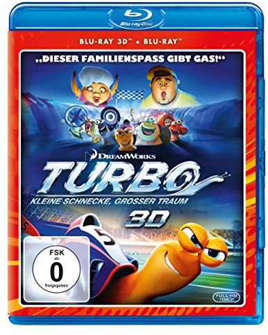 Turbo - Kleine Schnecke, großer Traum (+ Blu-ray 2D)