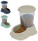 CAT CENTRE Smarty Snacker Bowl 1.5L Automatic Gravity Dry Food Dispenser Snacks Dog Rabbit Small Animal Premium Pet Supplies Kittens Healthy Feeder Grey