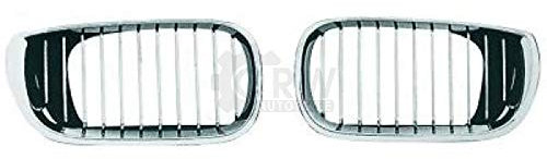 Diederichs Metall Kühlergrill links für BMW 3-er E46 Coupe, Cabrio Bj. 98-03 Coupe, Auto, Erstausrüsterqualität, Chrom/Schwarz
