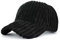 CHENNUO Winter Baseball Kappe Cord Cap Damen Lässige Outdoor Stickerei Baseballmütze 5 Farben (Schwarz)