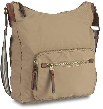 camel active Bari Damen Hobo Bag Schultertasche Mittelgroß Beige
