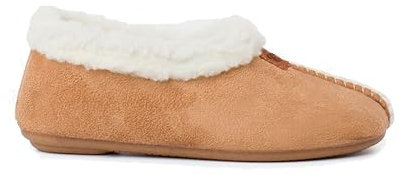 Pisamonas Bamara Hausschuhe Mit Schafsfellimitat-Futter Größe 33 Farbe Beige