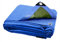 ANSIO Tarpaulin 1.5m x 2m / 5ft x 6.5ft Tarpaulin Waterproof sheet 90g/m² - Blue/Green