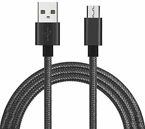 USB C Fast Charging Cable for Samsung Galaxy S8, S9, S10, S20 Plus, A51, A11, A22, Note 8 9 10, P10 P9 Mobile Cable (3 Meter, Black)