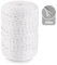 Makramee Garn Weiß, Homewit Macrame Cord 3mm x 300m und Makramee Baumwollgarn, Baumwollkordel für Blumenampel Makramee Wandbehang und Hängepflanze Pflanze Aufhänger, Weben Dekoration