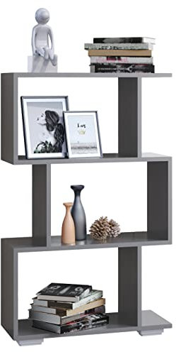 VCM Holz Raumteiler Stand Regal Bücherregal Deko Bücher Standregal Palusa M