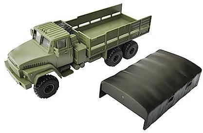 harayaa 1/72 Gepanzerter LKW-Transporter-LKW, gepanzertes Modellauto für Sammlerstücke, Mit Zelt