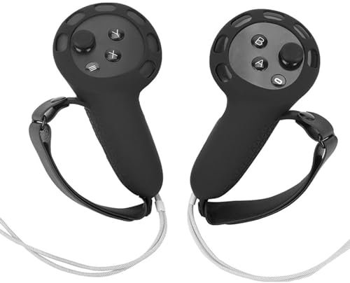Controller-Griffe, kompatibel mit Oculus/Meta Quest3, Silikon-Handgriffe Unibody-Design mit verstellbarem Knöchelriemen für Quest3 VR Zubehör