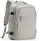 livbote Handgepäck Rucksack 40x30x20 Wizzair Vueling Reiserucksack Damen Herren Rucksack Wasserdicht mit Schuhfach Laptop Rucksack mit USB-Ladeanschluss Braun