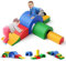 Lischwert Kinder Schaumstoff bausteine 6 Grossbausteine Schaumstoffbausteine Bauklötze Riesenbausteine Schloss-Set, Mehrfarbig (C-Mehrfarbig)
