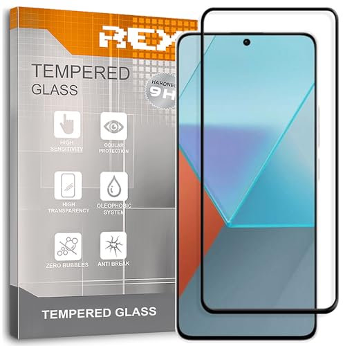 2X Protector de Pantalla Curvo 3D para XIAOMI REDMI Note 13 Pro - XIAOMI REDMI K60 Ultra - Poco X6 5G, Negro, Protección Completa, 3D / 4D / 5D