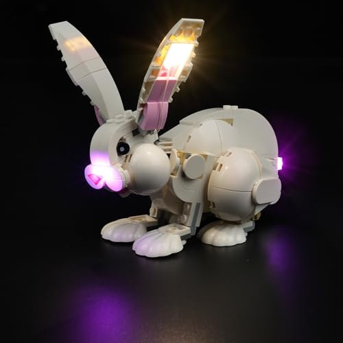 cooldac Beleuchtungsset für Lego 31133 White Rabbit, Decorative Lighting Set(nur Lichter, nicht Modelle)