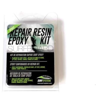 SURF SYSTEM Epoxid-Surfbrett-Reparaturset, 30 ml, Fiberfill-Epoxidharz, Mischstäbchen