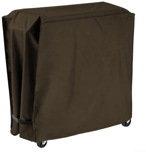 Cooler Cart Cover, Chest Freezer Cover, Universal Waterproof Rolling Ice Chest Party Cooler Protective Cover, Beverage Cart Cover(coffee)