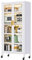 MAGIC SELECT Armario de Cocina con Ruedas, Vitrina de Almacenamiento para Hogar, Alacena con Puertas, Organizador para Casa, Baño, Salón, Habitación (5 baldas/165,5x60x40 cm)