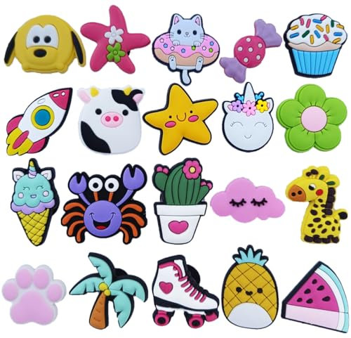 homenatur Pines para Crocs Zuecos Sanitarios - 20 Piezas - Pins Decorativos - Shoe Charms - Accesorios y Adornos para Zapatos - Mujer Hombre Niños - Sanidad Hostelería -Trabajo Peluqueria