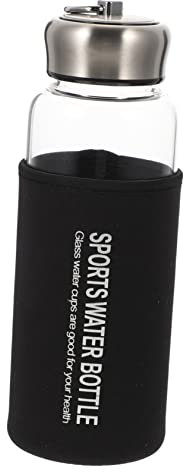 Hoement Bouteille Eau Verre Bouteille Pour Voiture Capacité Élevée Pour Bureau