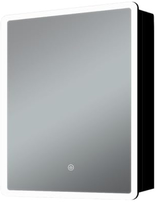 SensaHome Spiegelschrank mit LED-Beleuchtung – Badezimmerschrank – 3 Farben LED – 50 x 70 cm