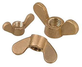 Wing nuts,Hand Nuts,Wing Nuts,Butterfly Nut copper Wing/Brass Butterfly Nut Standard Wing Nuts(5mm)