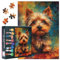 Yorkshire Terrier Puzzles für Erwachsene 1000 Teile Hundeporträt Puzzle für Erwachsene Jigsaw Puzzles 1000 Teile Unmöglich Schwierig Herausforderndes Familienpuzzle