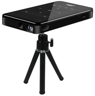 Portable 4K DLP Mini Projector With WIFI Bluetooth 1080P 8G Theater Projector Outdoor Movie Tripod With 3D Portable Projector & DLP Supported Mini inch LED Travel 200 HD Outdoor Mobile HD
