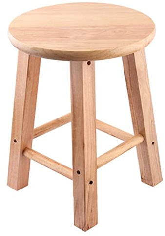 Sgabello a scaletta in legno massello, robusto e versatile per casa, bagno, cucina