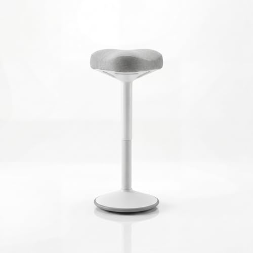 Jan Nowak ergonomischer Balance Hocker höhenverstellbar 83–58 cm Drehhocker 360 Grad Aktivsitzhocker Bürohocker ergonomisch Werkstatthocker professionell bis 130 kg