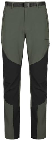 Trango, Pant. Largo Grisons (PC010308), Verde Oscuro/Negro, Talla L