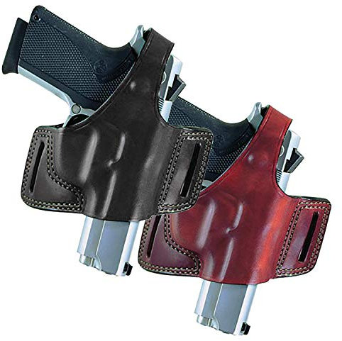 BIANCHI® Black Widow Gürtelholster, Leder/braun, Links, Größe 09 (H&K USP Compact, P10)