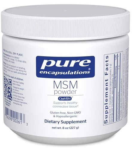 Pure Encapsulations MSM Powder | Hypoallergenic Supplement Supports Joint, Immune, and Respiratory Health | 8 Ounces