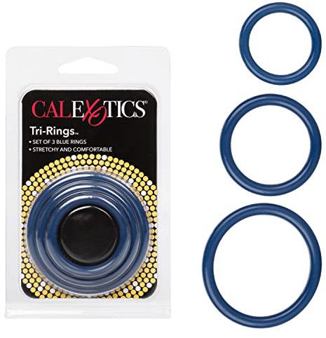 Tri-Rings - Penisring, blau
