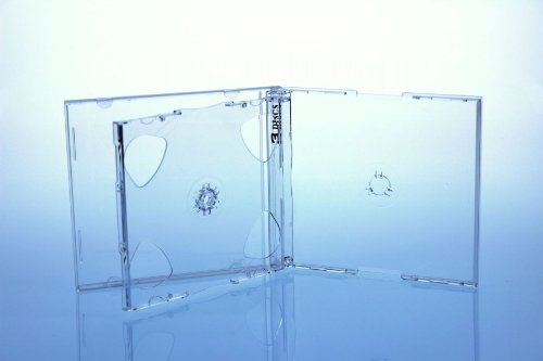 CD/DVD Jewelcase 3fach 3er / Hüllen für 3 Disc/glasklar/transparent