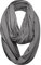 Plain 50% Cotton Blend Jersey Snood Scarf, Grey