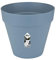 Elho Loft Urban Rond 50 - Pot De Fleurs pour Extérieur - Plastique 100% recyclé - Ø 48.5 x H 44.5 cm - Bleu/Bleu Vintage
